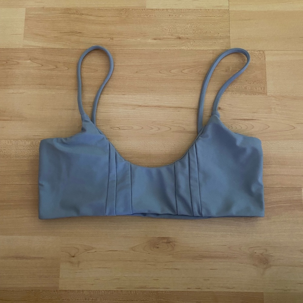 Blue Bikini Top